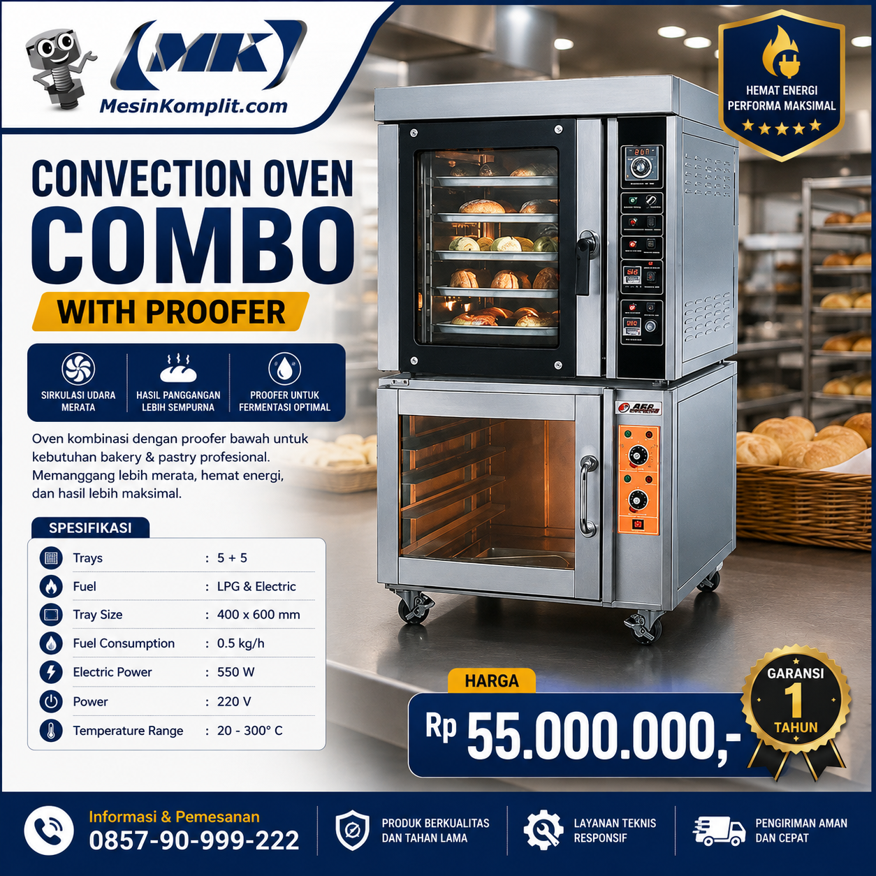 Oven Proofer Roti (R...